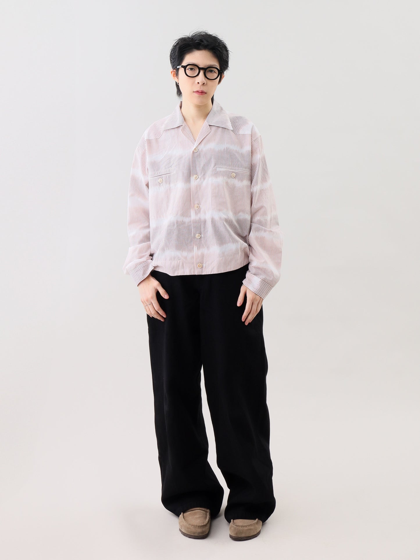 UMI Shirt - Brown Stripe - Unisex