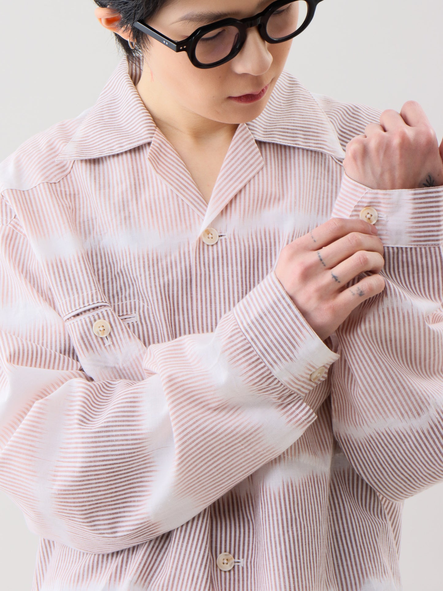 UMI Shirt - Brown Stripe - Unisex