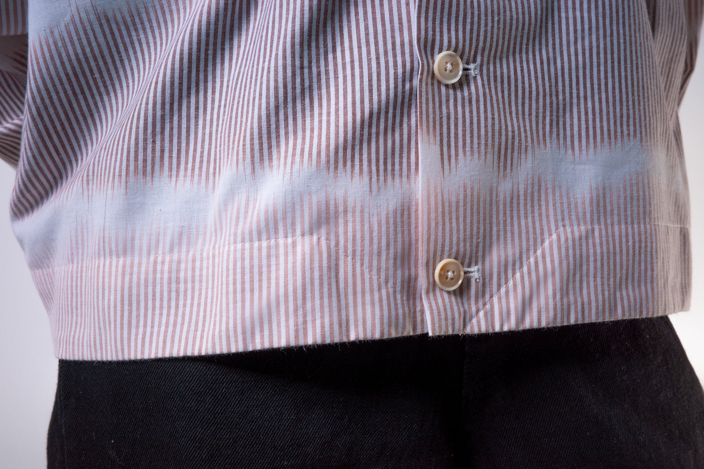 UMI Shirt - Brown Stripe - Unisex